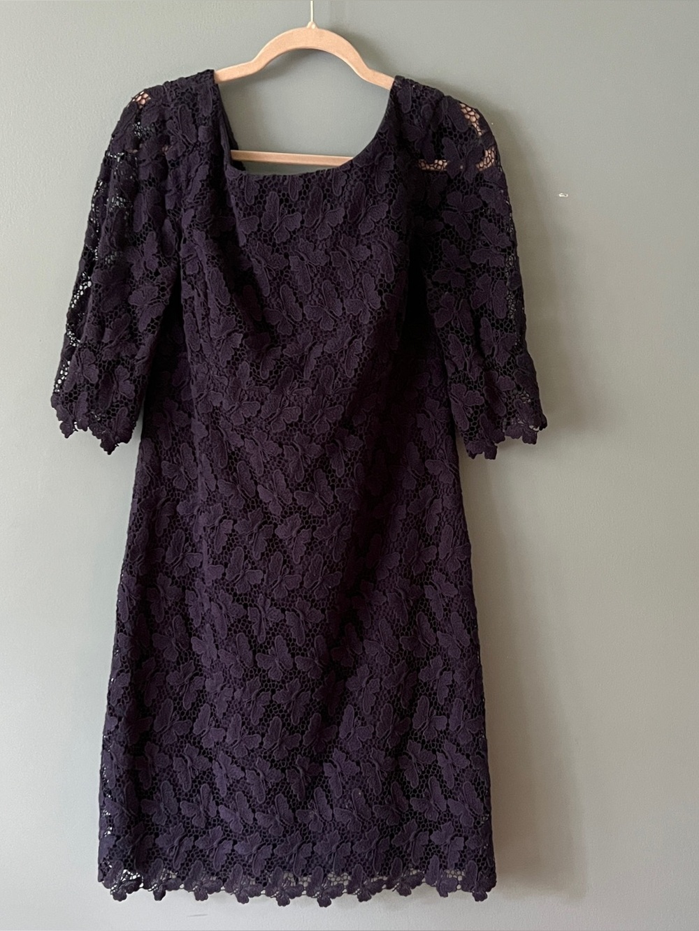 Lilly Pulitzer “Shayna” Papillon Navy Size 12 Lace Dress